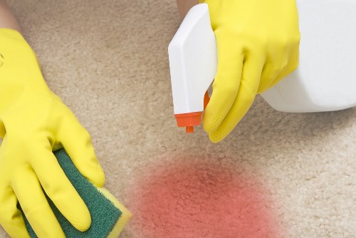 Secure Bloomsbury Carpet Cleaners payment page with encrypted checkout