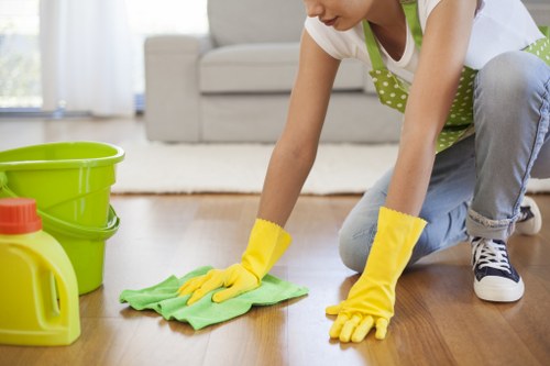 Illustration of essential cookie settings for a cleaning service website